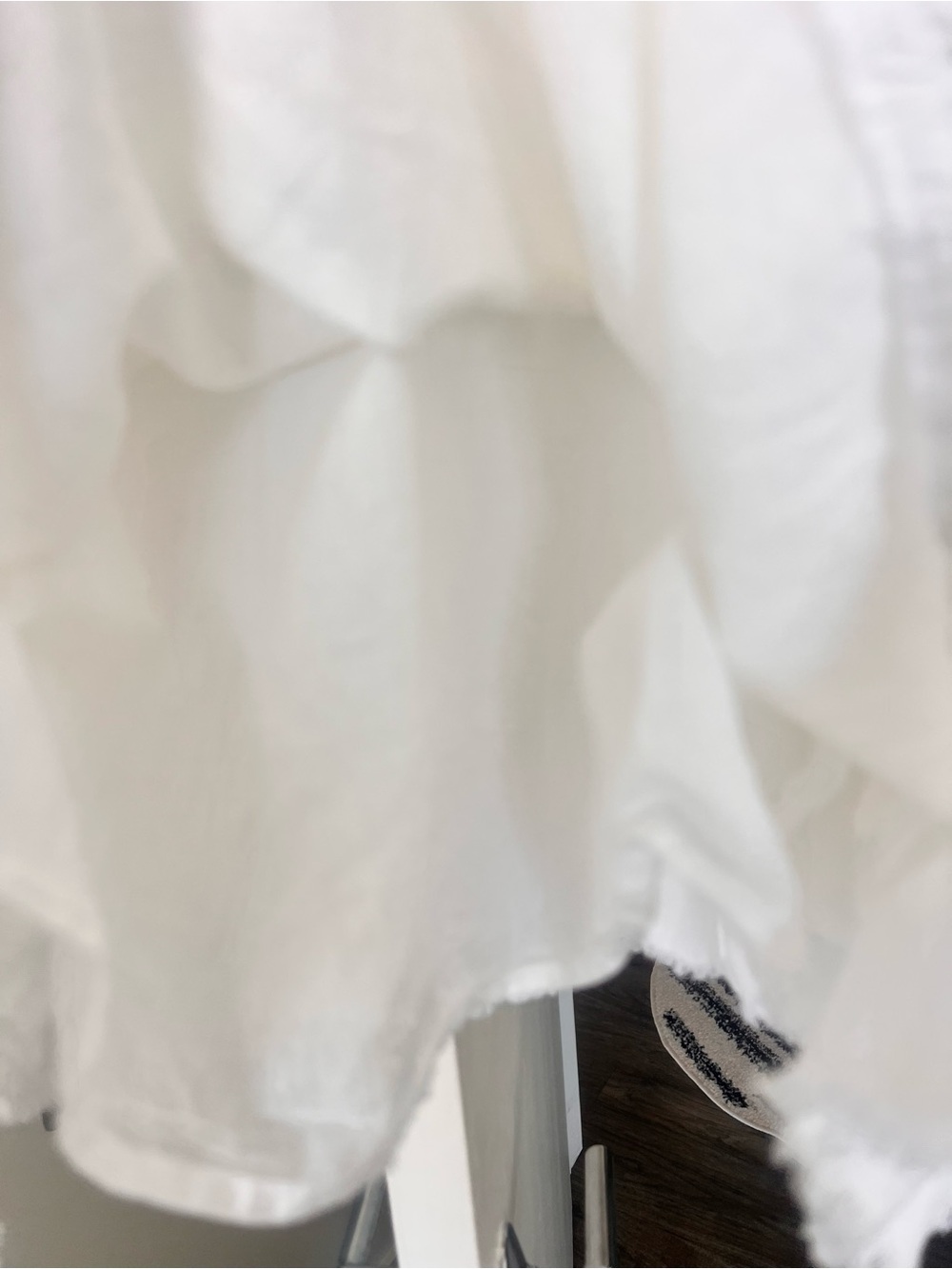 Aerie Flutter Sleeve Babydoll Tunic Dress White Size Small - Picture 8 of 11